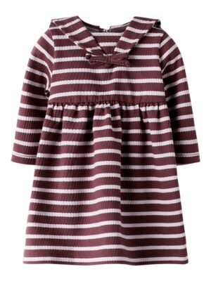 Name It Kattie LS Dress - Bleached Mauve Andorra - 68 cm