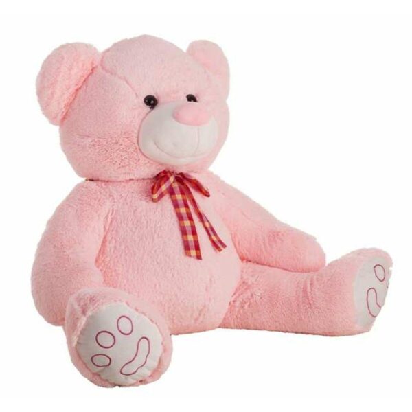 Bjørnebamse Evy - Pink 115 cm tøjdyr