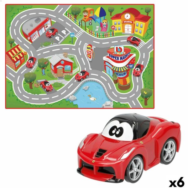 Ferrari playset legetæppe 100 × 0,1 × 70 cm - 6 enheder