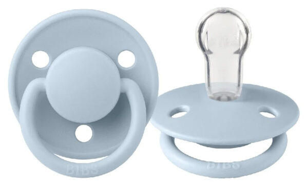 Bibs De Lux Silikone Sut - S - Lyseblå