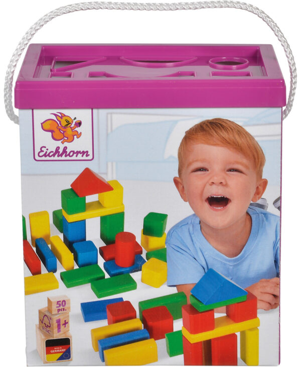 Eichhorn 100050161 Træklodser - 50 stk - 12+måneder