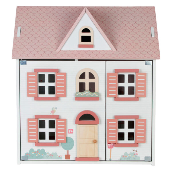 Little Dutch Trælegetøj Dukkehus - 22,5x42,8x48,8cm (3år+) Pink