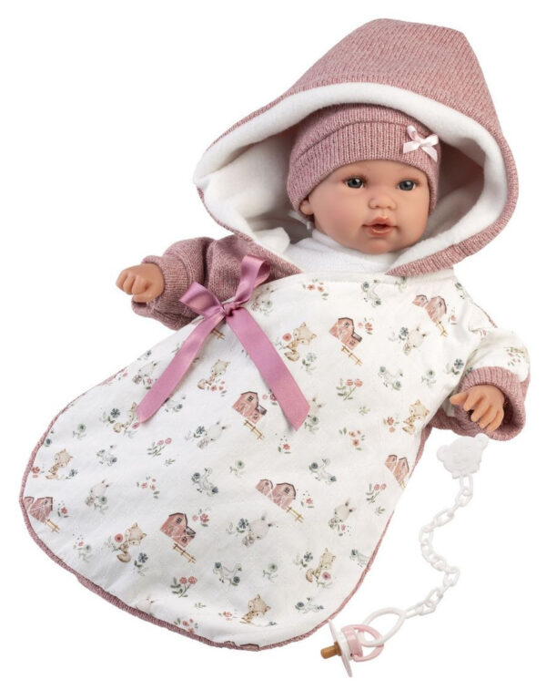 Llorens Babydukke med Sovepose - 36cm (Grædende)