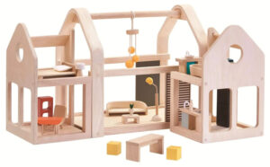 PlanToys Slide N' Go Dukkehus - 3+år - 20 Dele