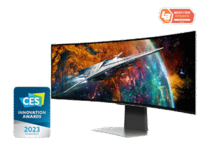 Samsung 49" Odyssey OLED G9 G95SC DQHD 240Hz Smart Gamingskærm, Silver